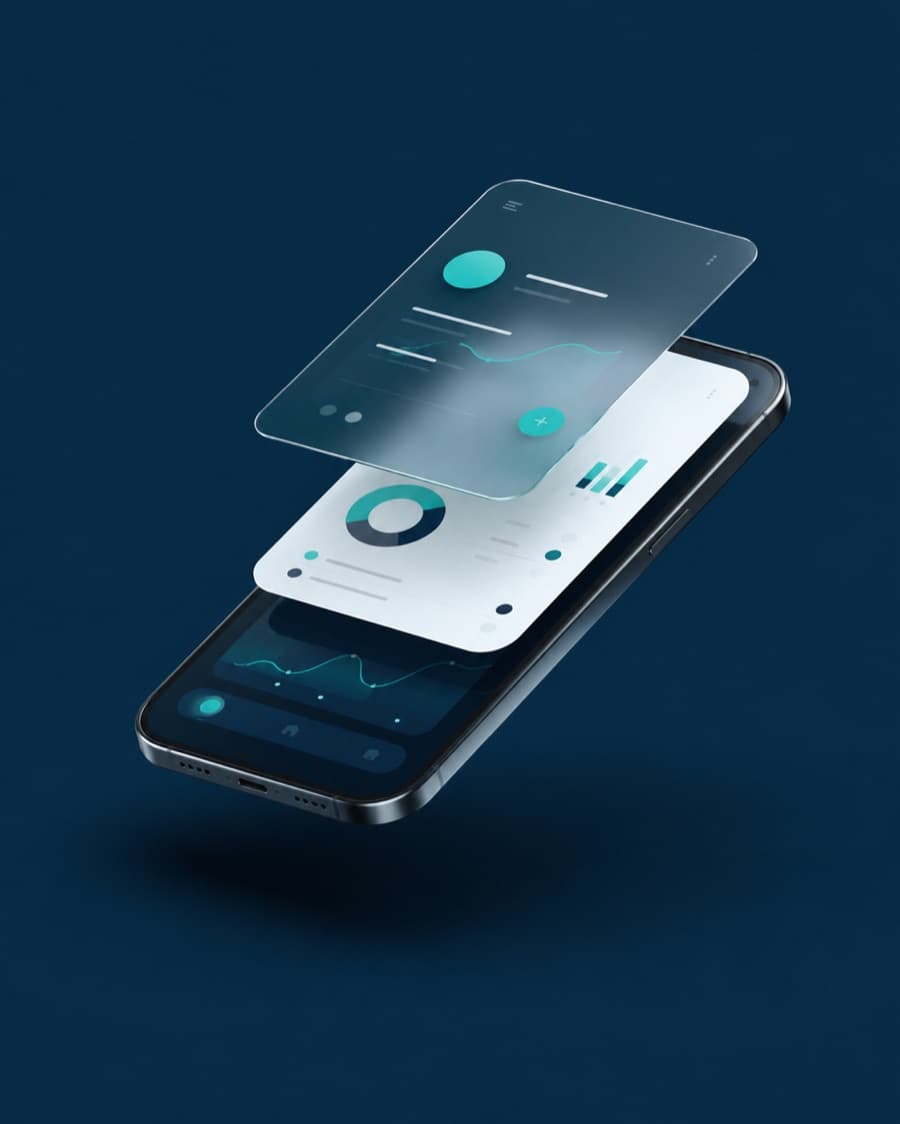App Development 3D illustration